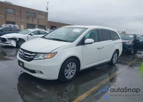 2017 Honda Odyssey Ex-L z USA, uszkodzony, nr VIN 5FNRL5H63HB015447